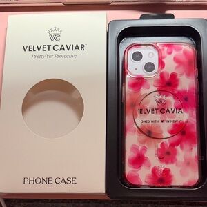 Velvet Caviar Red and Pink Floral Phone Case for iPhone 14